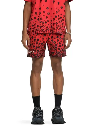 All Round Short Monogram (Red) - PP504PRSM323