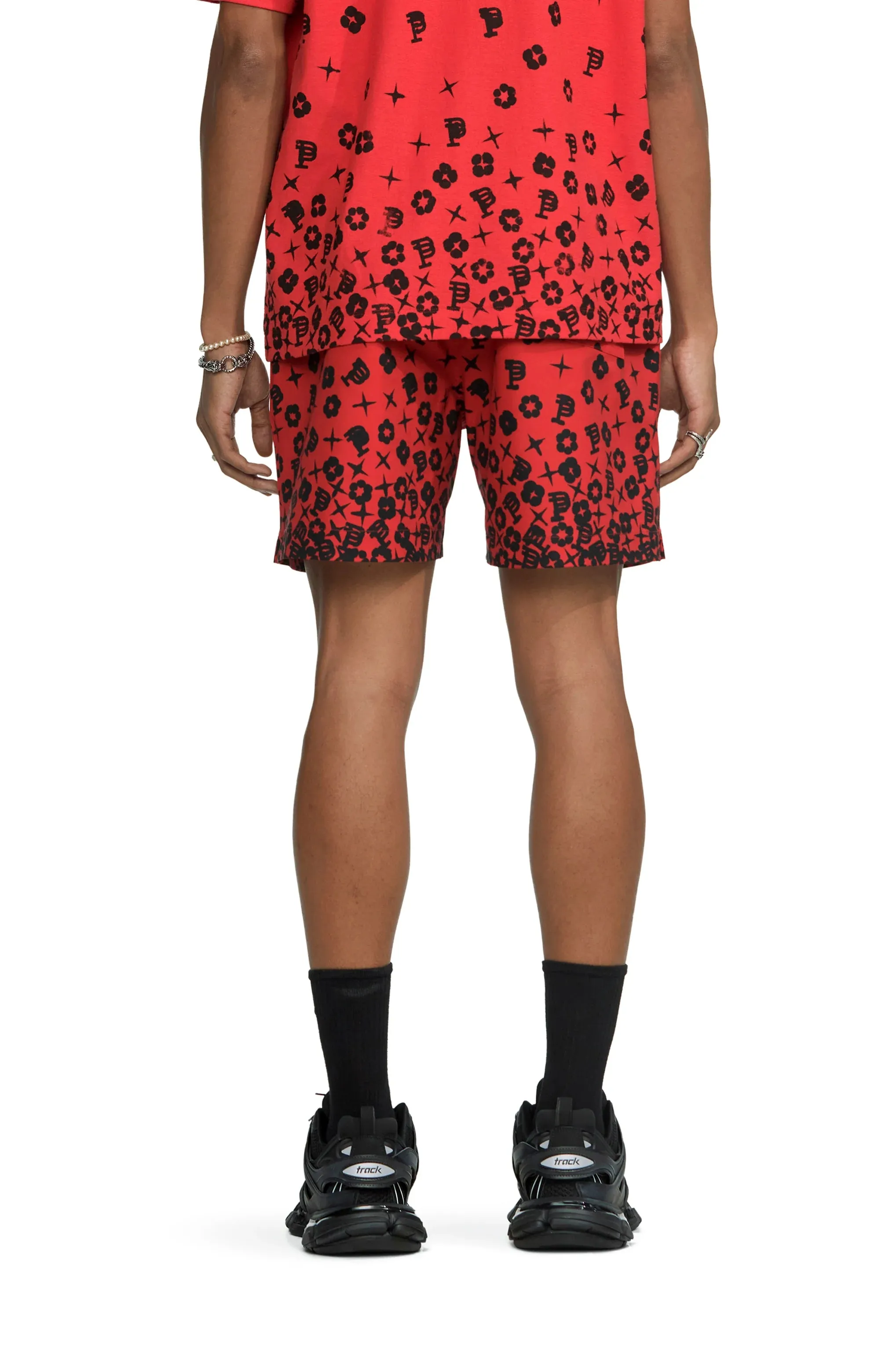 All Round Short Monogram (Red) - PP504PRSM323