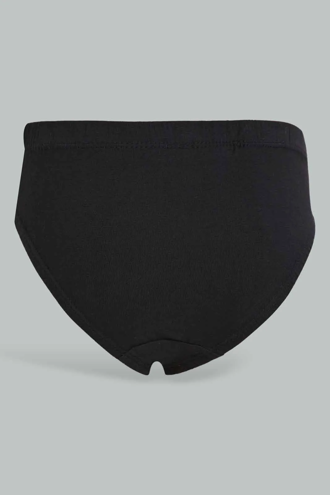 Boys Grey And Black Boxer Short Set (5 Piece)