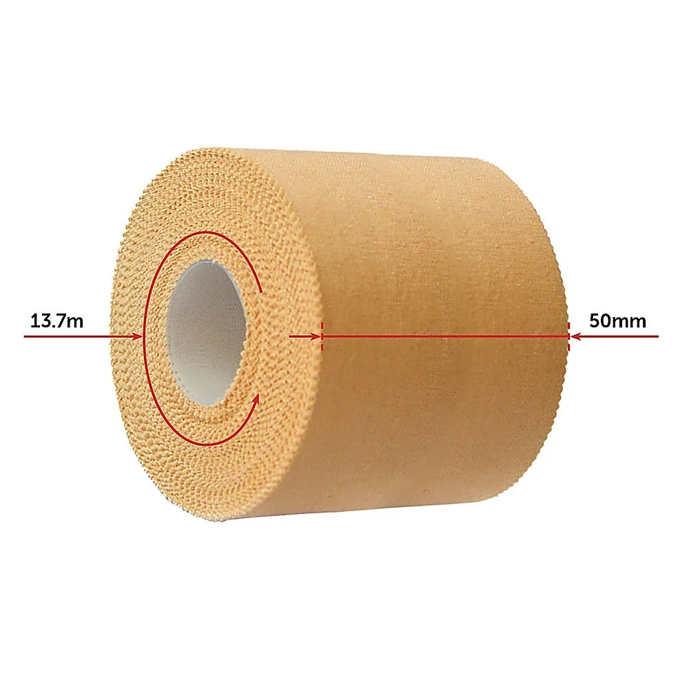 Durable Rayon Sports Strapping Tape 50mm x 13.7m - 3 Rolls
