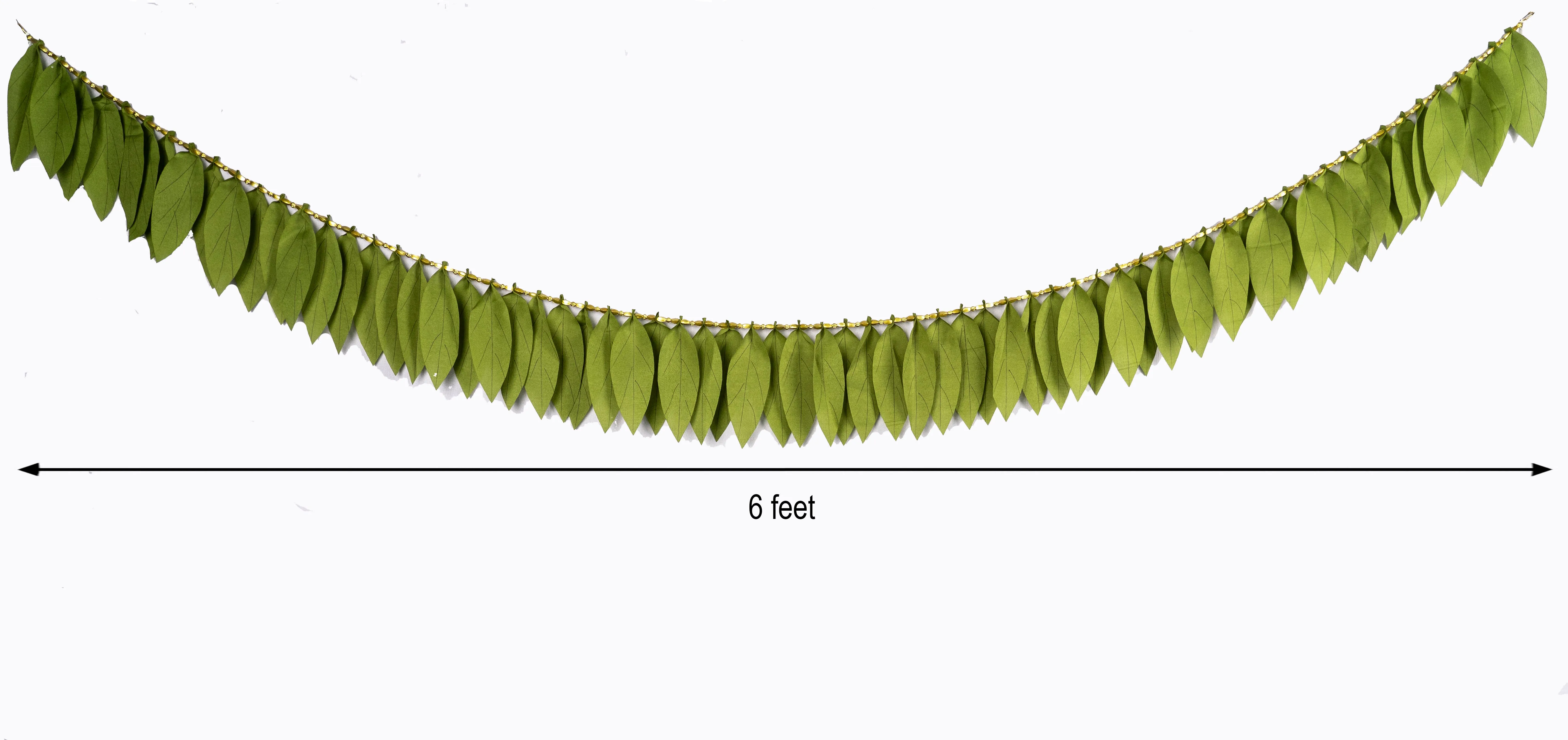 Fabric Mango Leaf Toran