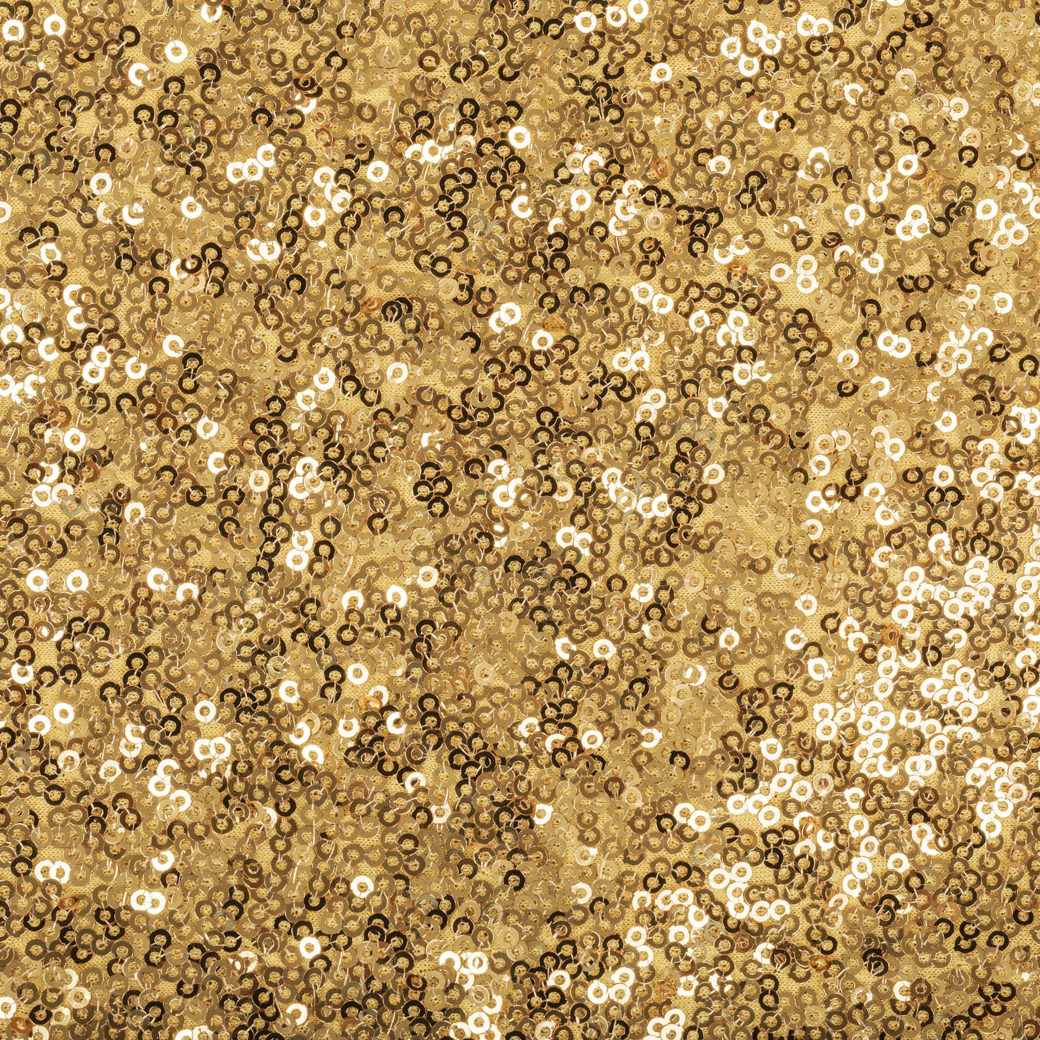 Glitz Sequin Stretch Spandex Banquet Chair Cover - Gold