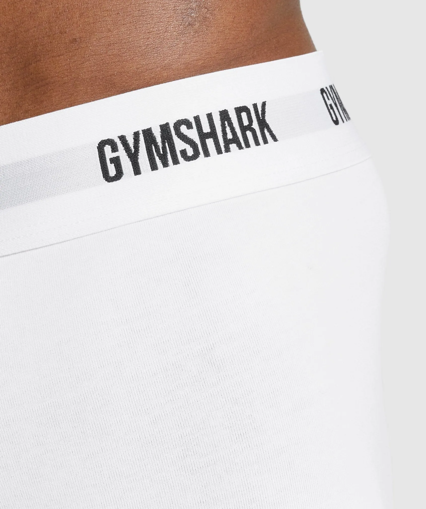 Gymshark Trunk 2pk - White