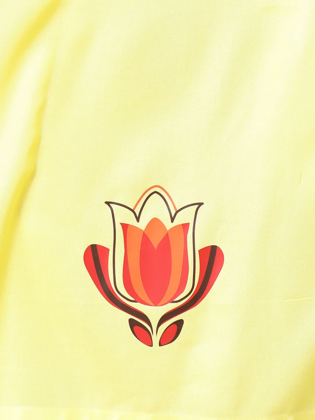 Lemon Rayon MandarinKurta - Spice