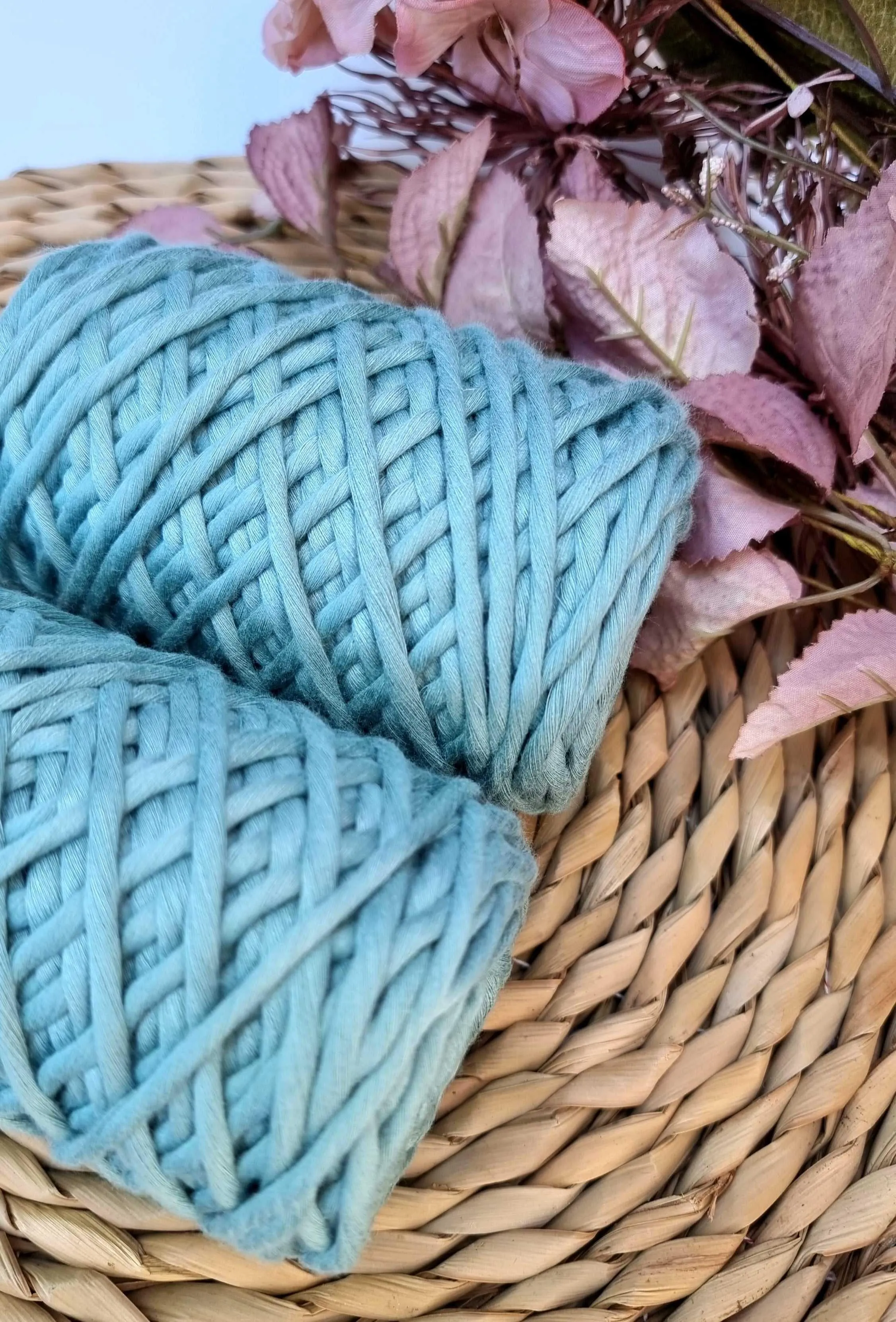 NEO MINT - 3MM  Single Strand Luxe Cotton String