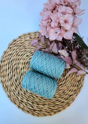 NEO MINT - 3MM  Single Strand Luxe Cotton String