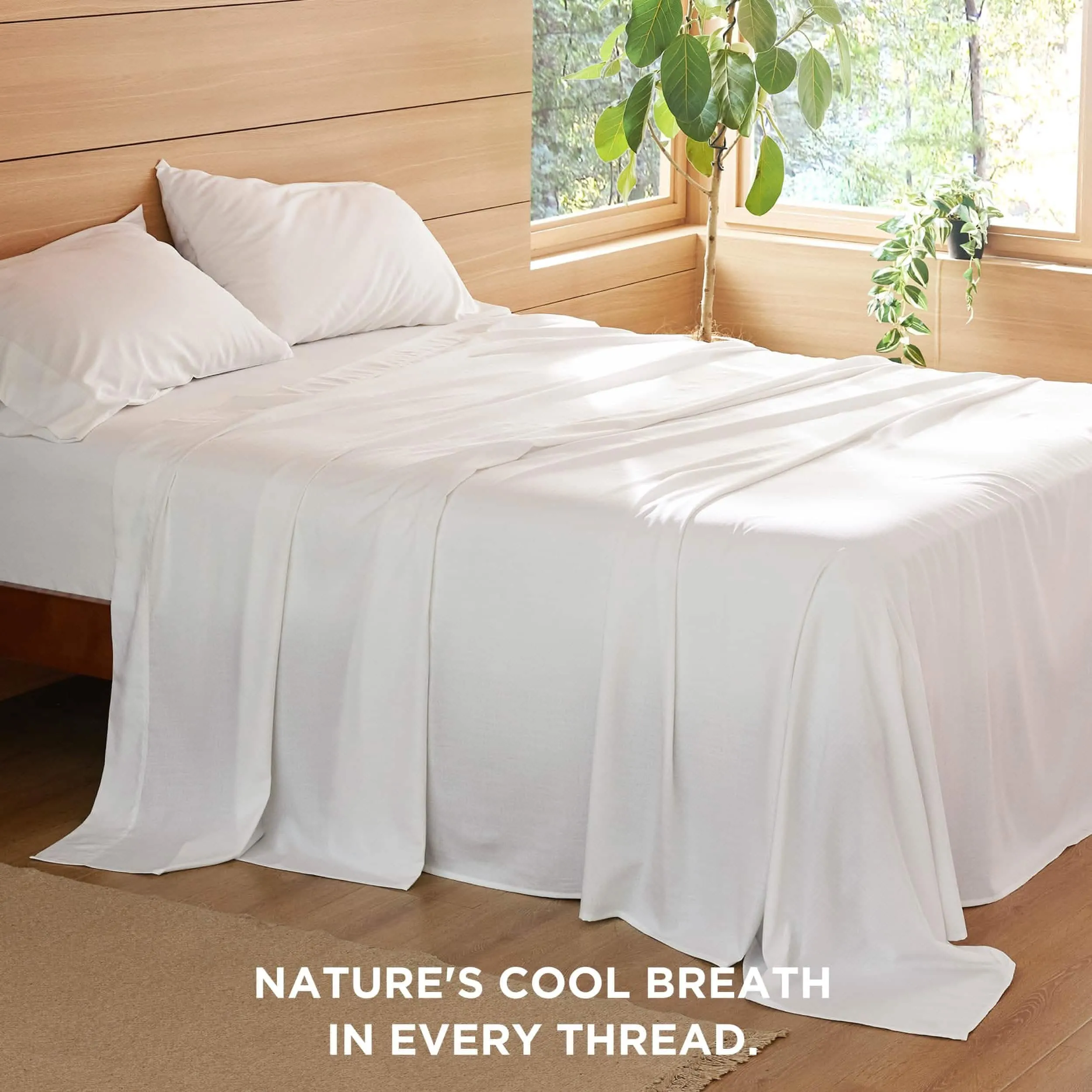 Rayon Derived from Bamboo and Linen Sheet Set