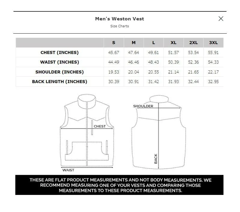 STS Ranchwear Mens Weston Black Poly/Spandex Softshell Vest