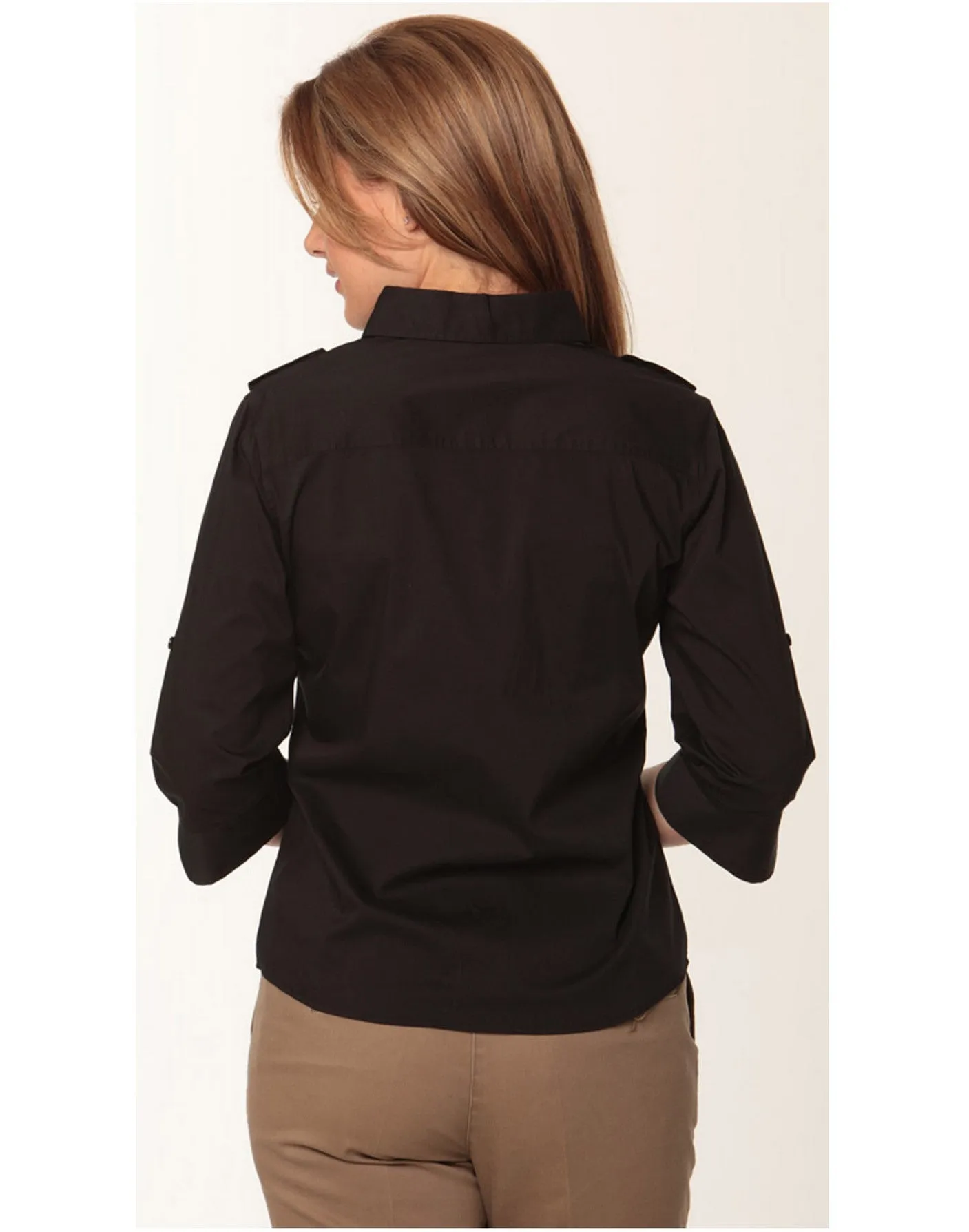 Women's 3/4 Sleeve Military Shirt